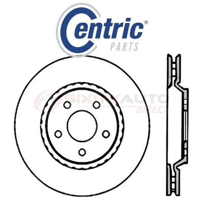 Centric C-TEK Disc Brake Rotor for 2008-2010 Chevrolet HHR 2.0L 2.2L 2.4L L4 vl - Imagem 1 de 4
