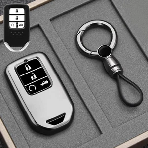 TPU Car Key Case Cover For Honda Accord Crosstour CR-V FR-V Fit Odyssey Civic - Picture 1 of 1