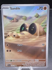 Sandile 216/198 | Scarlet & Violet | Illustration Rare Pokemon Card - Picture 1 of 2