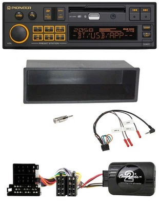 Pioneer DAB Lenkrad USB Bluetooth Autoradio für VW Passat Golf IV Polo schwarz - Bild 1 von 4