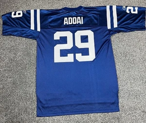 Camiseta deportiva de los Indianapolis Colts para hombre L azul Joseph Addai holgada NFL fútbol Reebok - Imagen 1 de 12
