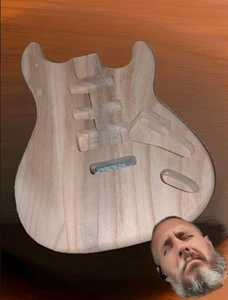 Corpo stile Basswood Strat fai da te non finito - Ftp Uvavu leggero valore vincente - Foto 1 di 15