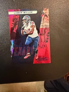2017 Panini Absolute Spectrum Blue Insert Card Houston Texans Lamar Miller #60 - Bild 1 von 1