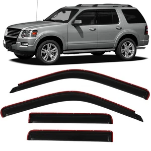 ✅Sun/Rain Guard Tape-On Window Visors For 91-2005 Ford Explorer - Picture 1 of 16