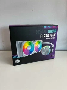 Cooler Master MasterLiquid PL240 Flux White Edition 2x120mm ARGB Liquid CPU Cool - Zdjęcie 1 z 7