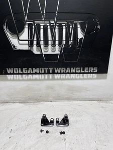 03-06 Jeep TJ Wrangler Soft Top Roll Bar Bow Disconnect Brackets w/ BOLTS PAIR - Picture 1 of 4