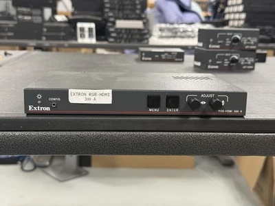 Extron RGB-HDMI 300 A Stereo Audio to HDMI Scaler w/ Power supply - Image 1 of 4