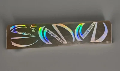 Kit adesivi APRILIA SCARABEO 50cc  Con Pellicola Olografica Arcobaleno Argento - Immagine 1 di 4