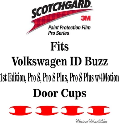 Sujetador transparente con película de protección de pintura 3M serie Pro para Volkswagen ID 2025 2026.Buzz Foto 1 de 3