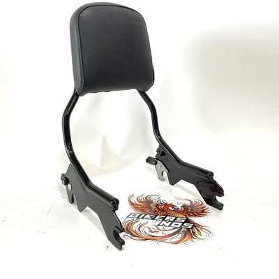 Harley 2018up Fat Bob Sissy Bar altura estándar negro brillante 52300454 52300560 Foto 1 de 4