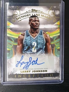 2024-25 Topps Inception Basketball Larry Johnson Memory Lane Marks Autogramm - Bild 1 von 1