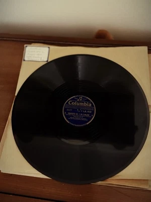 Beethoven - Concerto - VINTAGE RETRO Vinyl Record 78 RPM Music LP Columbia Blues - Image 1 of 3