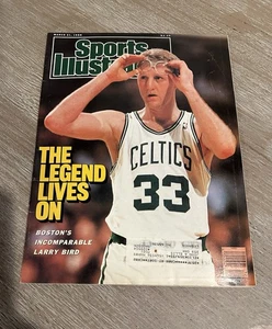 LARRY BIRD BOSTON CELTICS VINTAGE 1988 SPORTS ILLUSTRATED MAGAZINE - Picture 1 of 1