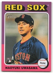 2024 Topps Heritage Naoyuki Uwasawa RC #651 Boston Red Sox - Picture 1 of 2
