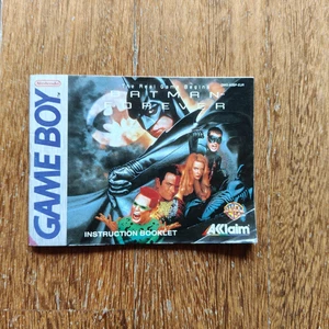 Nintendo Game Boy - Bedienungsanleitung Batman Forever (Acclaim) Original - Bild 1 von 2
