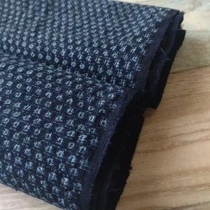 Vintage Japan BORO Old Japanese Cloth Indigo-dyed Cotton Shosei Kasuri Fabric - Picture 1 of 6