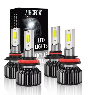 For Saturn Aura XE Sedan 4-Door 2007-2009 LED Headlights Bulbs Kit High Low Beam - Image 1 of 4