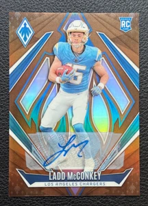 2024 Panini Phoenix Rookies Ladd McConkey #216 Bronze Auto Rc 9/33 (RC) - Picture 1 of 2