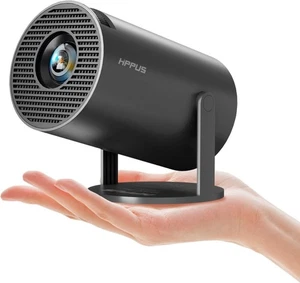 Smart Mini Portable Projector with WiFi and Bluetooth, Indoor Outdoor, bundle - Picture 1 of 8