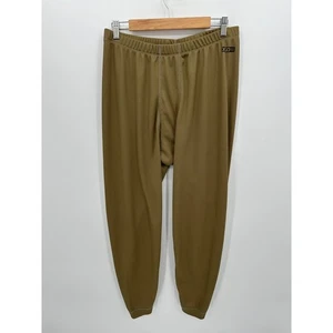 Pantalon thermique long Johns XGO première couche homme grande taille marron vert stretch  - Photo 1/7