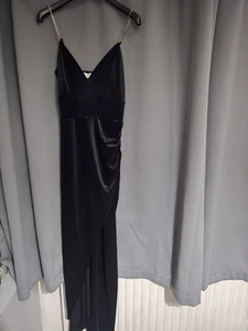 Size 12 Quiz Sparkly Velvet Maxi Dress - Picture 1 of 3