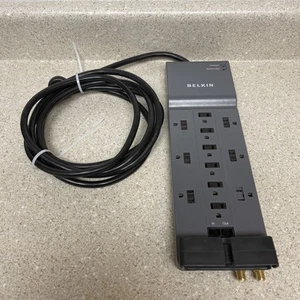 Belkin BE112234-10, 12 Outlet Slim Surge Protector Power Strip - Picture 1 of 8