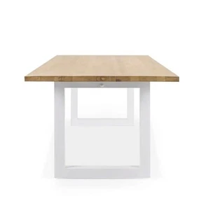 Coastal Style American Oak Dining Table - Picture 1 of 11