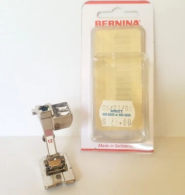 Genuine BERNINA Classic 9mm BRAIDING Sewing Machine FOOT w/ Sensor #12C in Pkg. - Image 1 of 4