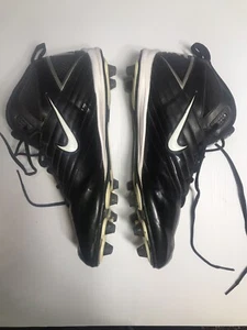 BÉISBOL Nike Para Hombre Talla 12.5 Velocidades Ataque Negro Blanco Top Botines Alto Campo - Imagen 1 de 11