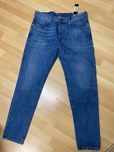 MADE ITALY NWT MEN Diesel MHARKY NON STRETCH DENIM SLIM W34 L30 H6 - Picture 1 of 8