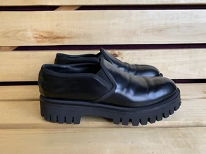 DOLCE & GABBANA Men’s Loafer Black Leather Shoes Sz. UK 7 US 8 EU 41 - Picture 1 of 10