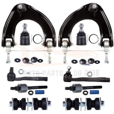 12pcs Front Upper Control Arms Sway Bars Kit For 1988-1991 Honda CRX & Civic - Image 1 of 4