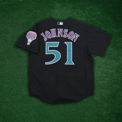 Randy Johnson M&N 2003 Arizona Diamondbacks Authentic Batting Practice Jersey - Image 1 of 4