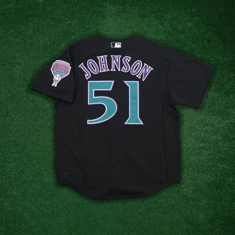 Randy Johnson M&N 2003 Arizona Diamondbacks Authentic Batting Practice Jersey Cover