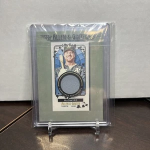 2021 Topps Allen Ginter Mark McGwire Athletics Framed Mini Relic - Picture 1 of 2