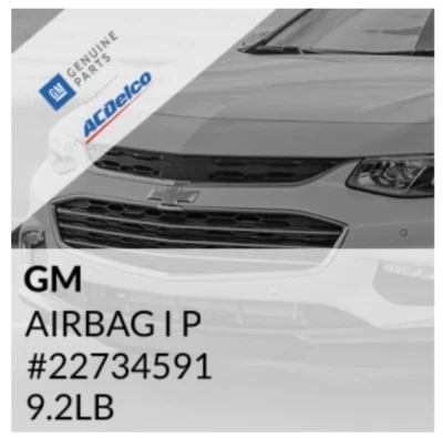 Airbag de passageiro GM OEM #22734591, Chevrolet Cavalier 2004-2005 - Imagem 1 de 4