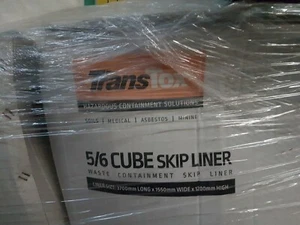 TransTox 5/6 Cube Waste Containment Skip Bin Liner 3700 x 1550 x 1200mm Unused - Picture 1 of 2
