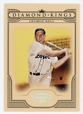 2008 Donruss Threads George Kell Diamond Kings #DK37 Silver #/250 Tigers