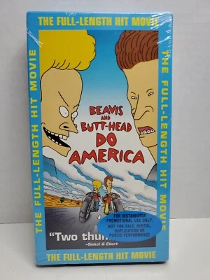 Beavis and Butt-Head Do America VHS Promo Copy New Sealed Unopened - Image 1 of 4