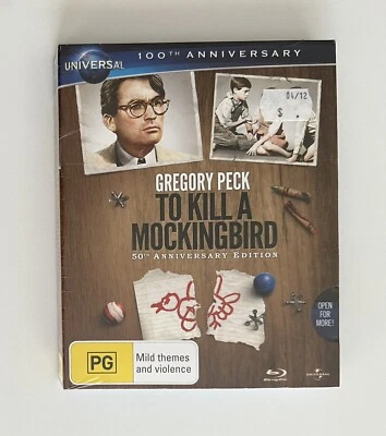 To Kill A Mockingbird - Anniversary Edition (Blu-ray w/ Slipcover) New & Sealed - Image 1 of 2