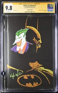 Mosaik Sammelalbum #1 Batman Joker Bemerkung Kyle Willis signiert Folie Cover CGC 9.8 - Bild 1 von 2