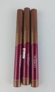 3 PACK L'OREAL PARIS MATTE LIP CRAYON 515 NO FIG DEAL - Picture 1 of 6