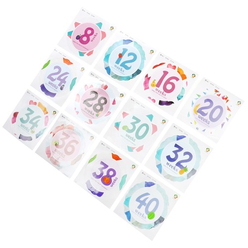 12 Pcs Pvc Selfadhesive Pregnant Women Shooting Props Woman Maternity