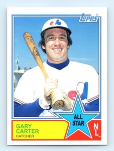 2013 Topps Archives 1983 All-Stars Gary Carter Montreal Expos #83-GC