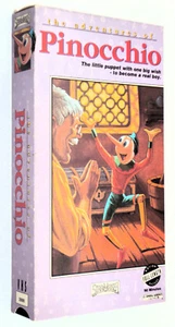 THE ADVENTURES OF PINOCCHIO VHS Animated Movie Puppet Wants To Be A Real Boy G - Picture 1 of 4