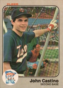 Fleer Baseball 1983 #609 - John Castino - Minnesota Twins 83-1243 - Imagen 1 de 2