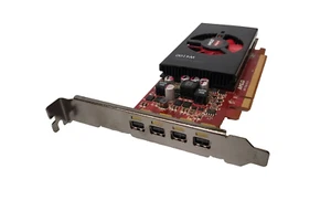 AMD FirePro W4100 2GB 4x Mini Display Port Video Card High Profile - Picture 1 of 9