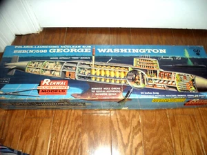 Renwal S - George Washington Polaris-Launching Nuclear Sub SSB(N)598 Kit 651:298 - Picture 1 of 16