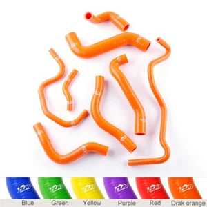 Orange Fit Audi TT 1.8T 225HP Warm Wind Pipe Silicone Coolant Water Hose Kit - Picture 1 of 13