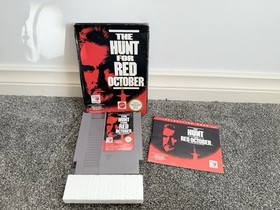 The Hunt for Red October Nintendo Entertainment System NES Game COMPLETE Boxed